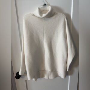 Chic Ivory Turtleneck Sweater